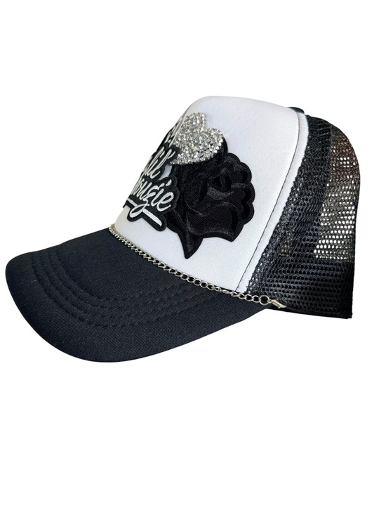 All Bougie Rhinestone Boutique Trucker Hat Glam Cowgirl Snapback main image 8